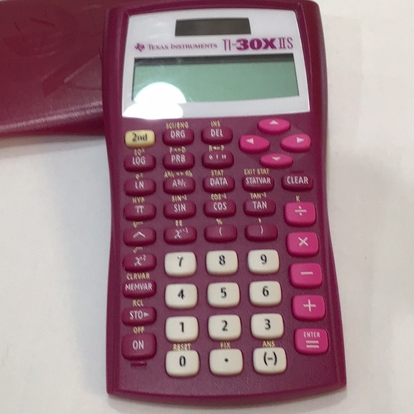 Texas Instruments TI-30X IIS Scientific Calculator Magenta Purple With Cover - Picture 2 of 3